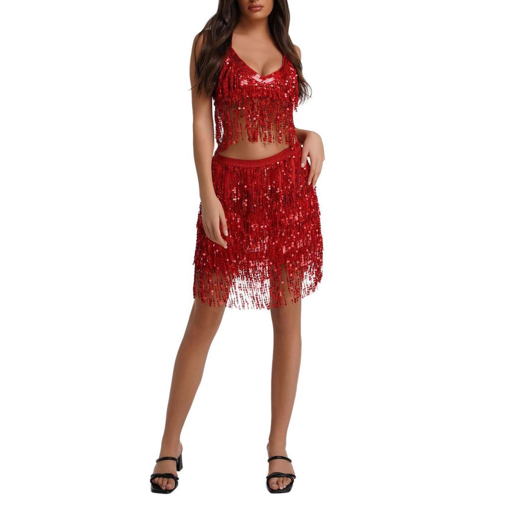 Sexy Tassel Belly Dance Costume For Women