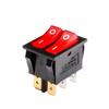 KCD2-11SN Eco-friendly Two-Position Double Rocker Switch - Plastic Material