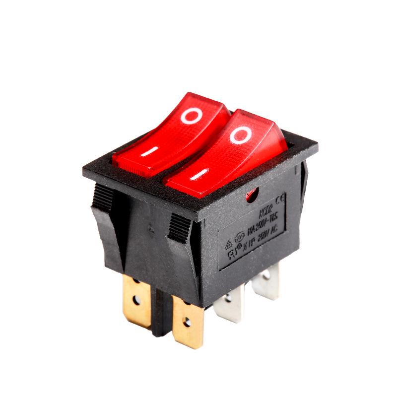 KCD2-11SN Eco-friendly Two-Position Double Rocker Switch - Plastic Material