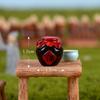 Mini Imitation Solid Wood Tables and Chairs Micro Landscaping Resin Square Wooden Tables Chairs Benches Miniature Ornaments