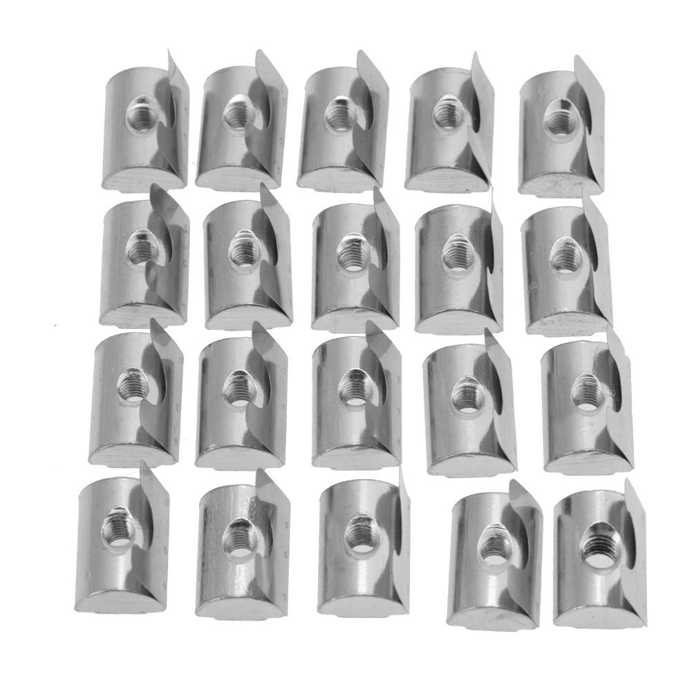 M8 Šrapnelová matice Blok Elastická matice Příslušenství pro hliníkové profily řady 40(M8 20 ks)