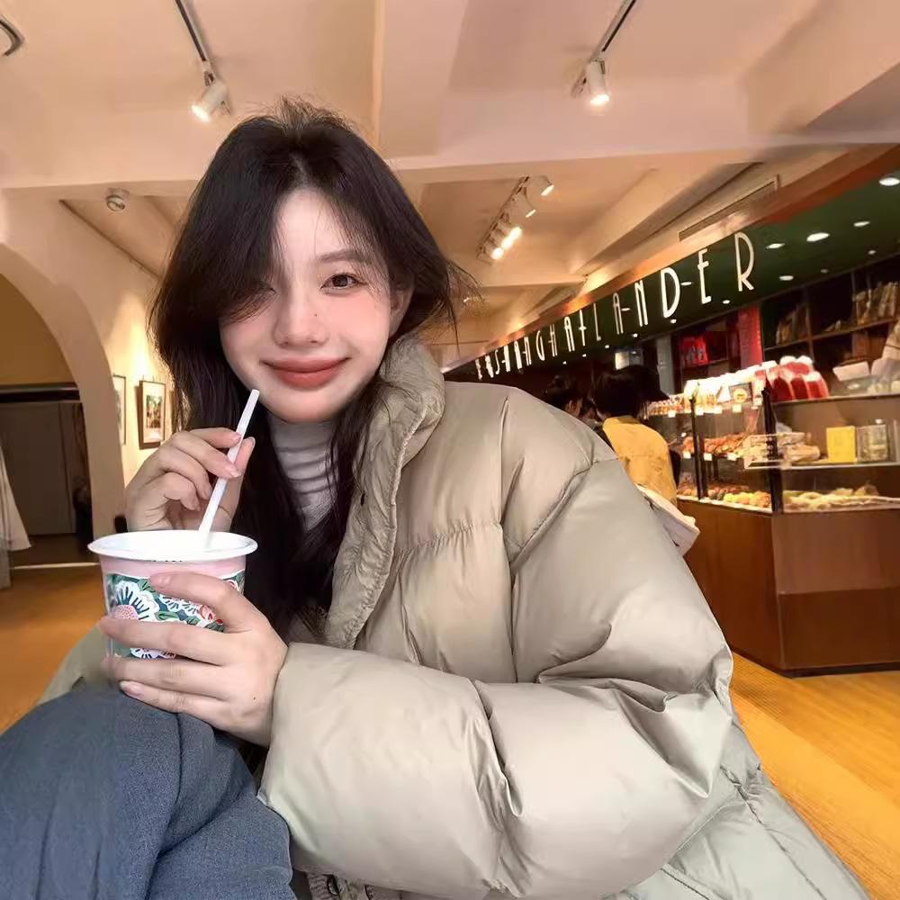 Cotton Clothing Women's Short 2025 New Thickened Padded Jacket ins Casual Versatile Korean Loose Down Cotton Jacket Winter Jacket