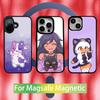 A-Aphmau Meow Anime Cats Phone Case For iPhone 16,15,14,13,12,11,Pro,Max,Plus,Mini New Magsafe Magnetic Wireless Charging