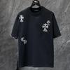 8937 CHROME HEARTS 2026 Summer New High Quality Cotton Round Neck Loose Large Size Men's and Women's T-shirt Couple T-shirt