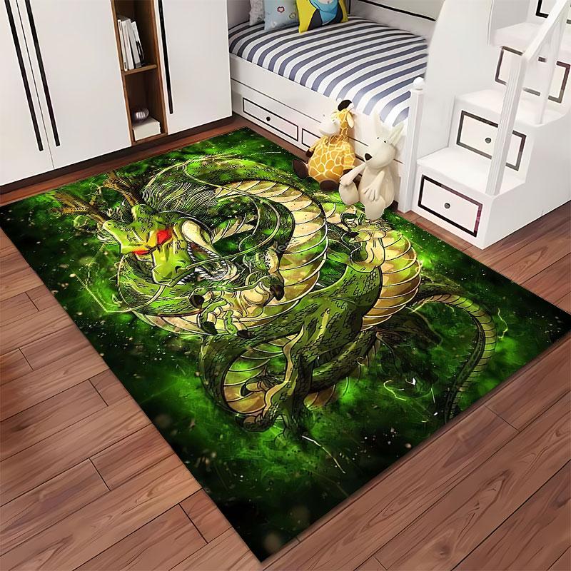 "Green Dragon Fantasy Carpet" Suitable As a Non-slip Mat for the Living Room or Bedroom Sofa