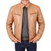 New men's stand-up collar PU leather jacket slim locomotive jacket spring and autumn casual multi-color coat
