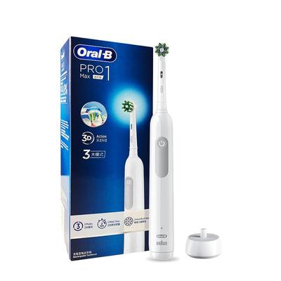 Oral B ProMax Elektrikli Diş Fırçası Basınç Sensörü Çapraz Eylem Derin Diş Temiz Diş Fırçası Zamanlayıcı ile 3 Fırçalama Modu