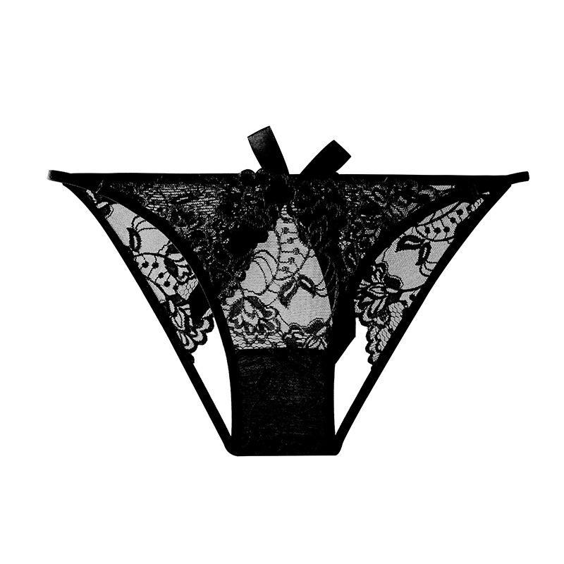 Ladies Spring and Summer Sexy Lace Sweet Butterfly Embroidery Panties