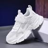 Lightweight Children's White Sneakers Breathable Mesh for Boys School Casual Walking Shoes Non slip Sport Kids Girl Running Shoe