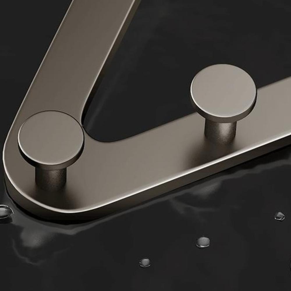 Rustproof Triangle Door Hook Stable Door Back Clothes Hook Clothes Coat Storage Hook Closet