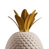 Ceramic Pineapple Shaped Ornament Nordic Gift Photography Prop for Bookshelf TV Cabinet Statue