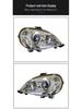 Compatible Front Headlight Lamp for Mercedes ML/GL Class W163 (1638204561/1638204661)