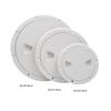 Boat Access Hatches Cover 4/6/8 Inch ABS Round Inspection Plate Twist Screw Out Deck Plate Simple Install for Marine Dec