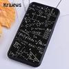 Krajews Math Formulas of Rubber Equations Phone Case For IPhone 18 17 Air 16 15 14 Plus 11 12 13 Pro Max Coque Fundas