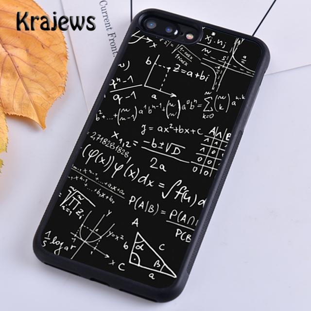 

Krajews Math Formulas of Rubber Equations Phone Case For iPhone 17 Air 16 15 14 plus 11 12 13 pro max coque Fundas iPhone 13
