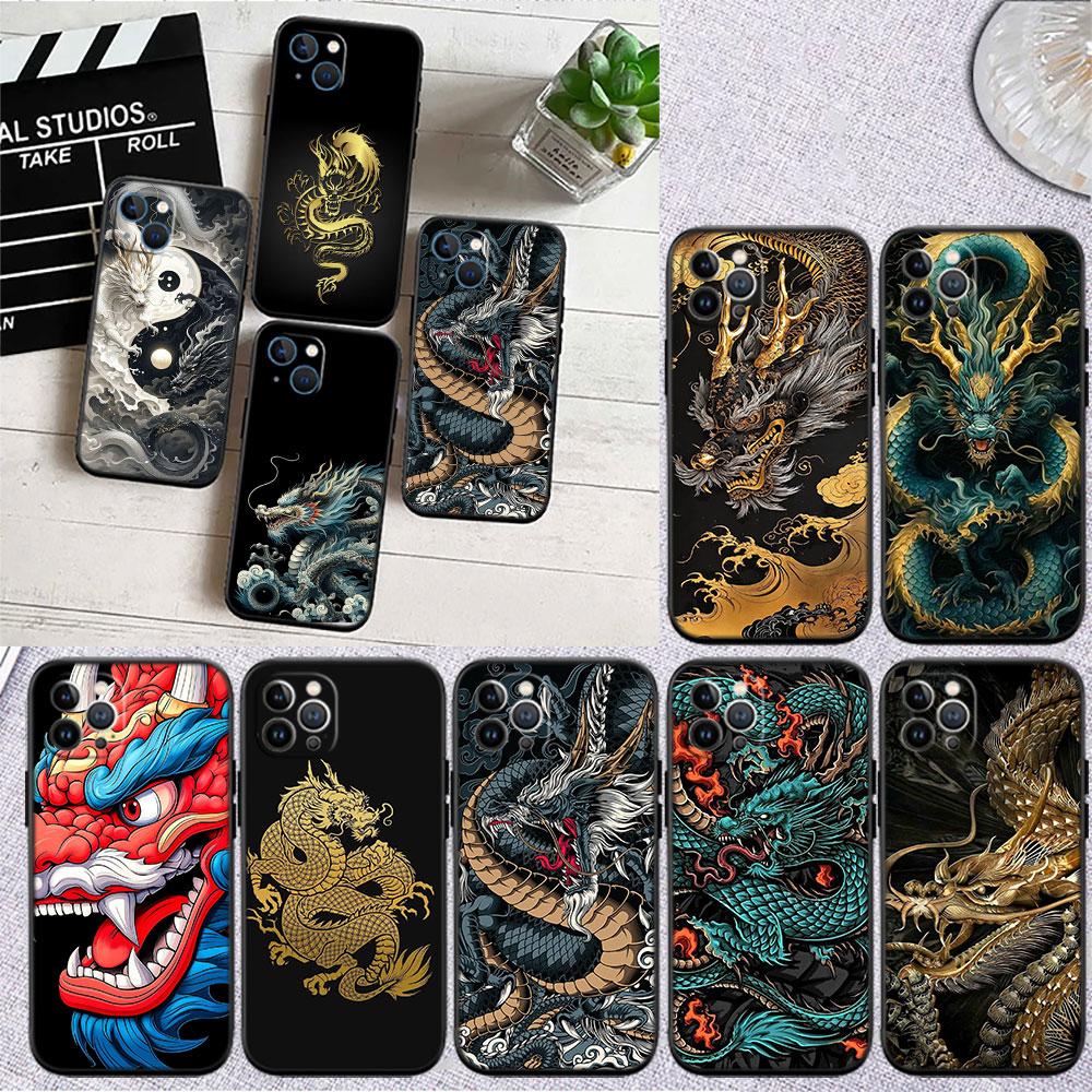 AQ28 Chinesischer Drache Weiche Hülle für Redmi Note 8 9 Pro Max 9S 9T 9C NFC 8T 8A S2 10A A4