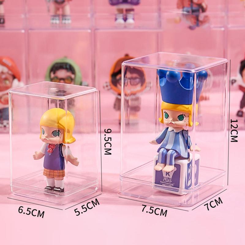 Stackable Acrylic Mystery Box Storage Display Frame Single Transparent Doll Box