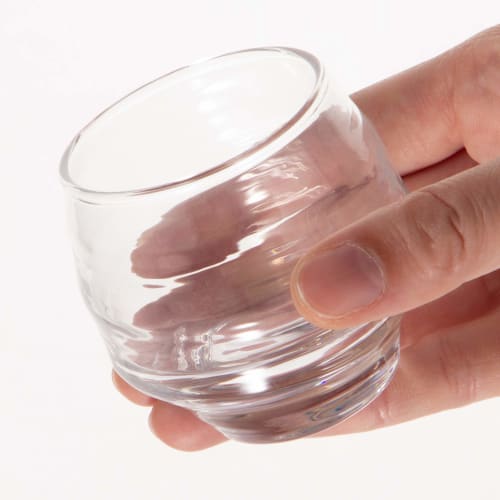 Toyo Sasaki Glass Sake Glasses, 100ml, Set of 6, Made in Japan, Dishwasher Safe, Suitable for Commercial Use, B-40103-JAN