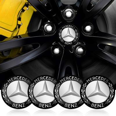 4Pcs Car Emblem Wheel Rims Center Hub Caps Car Accessories For Mercedes Benz AMG W204 W205 W212 W213 W222 X153 W176 W177 Keychain