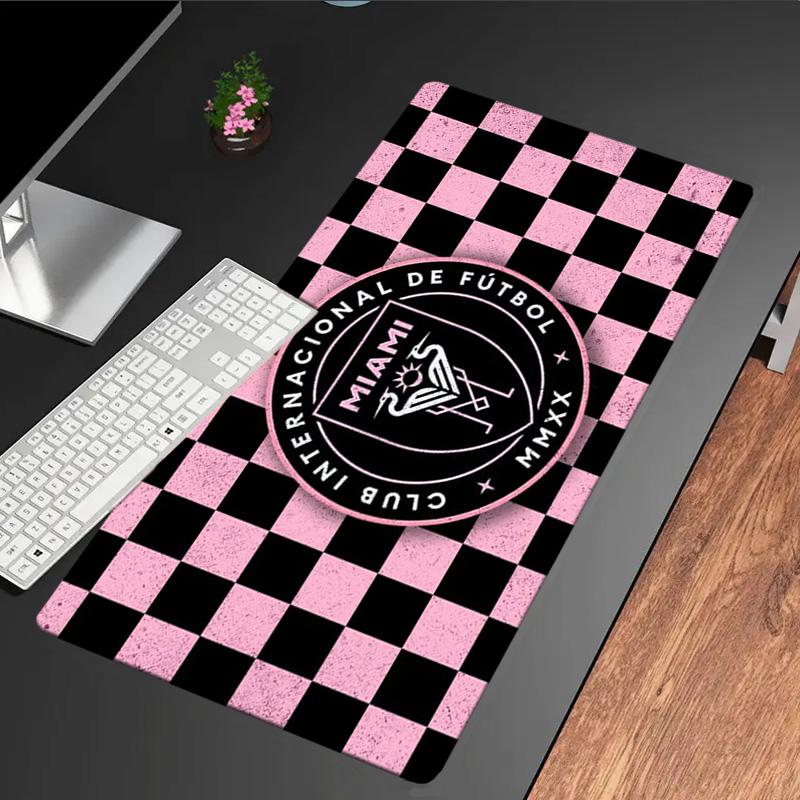 Inter Miami Fc Crest Mouse pad Mouse pad, Gaming Mouse Pad, keyboard pad, Desk Decor for computer notebook Fan Gift Birthday Gift