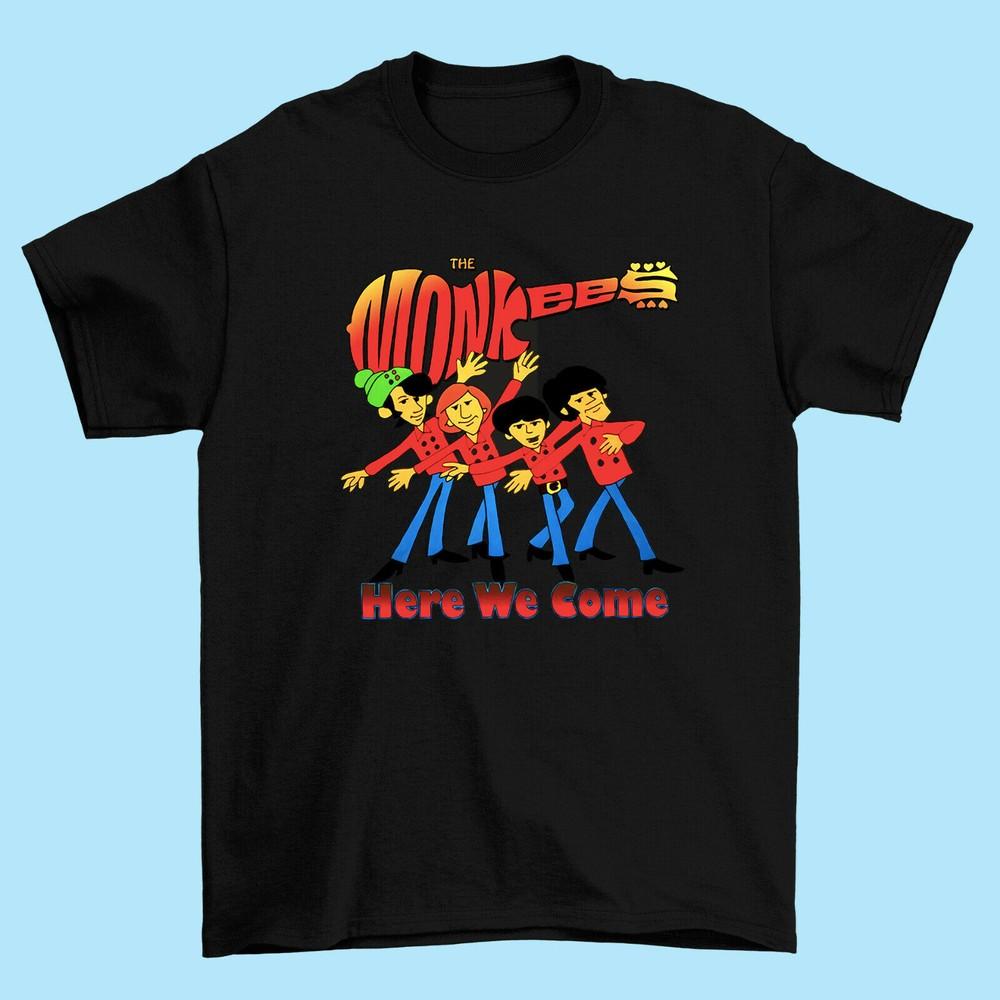 Funny The Monkees Band Here We Come T Shirt Funny Vintage ND057 Unisex T-Shirt XXL