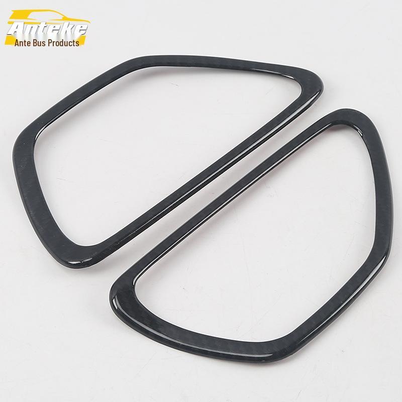 Rear Ashtray Decorative Frame for 17-5 Series: Third Row Lighter Cover Sequin Sticker