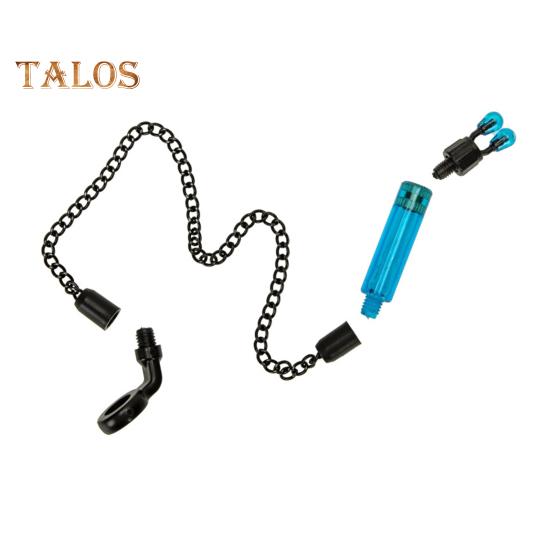 2 pezzi di allarme per la pesca alla carpa, catena portatile, leggero, indicatore di abboccata per pesci, gancio di avviso per acqua dolce, acqua salata, accessori per la pesca all'aperto