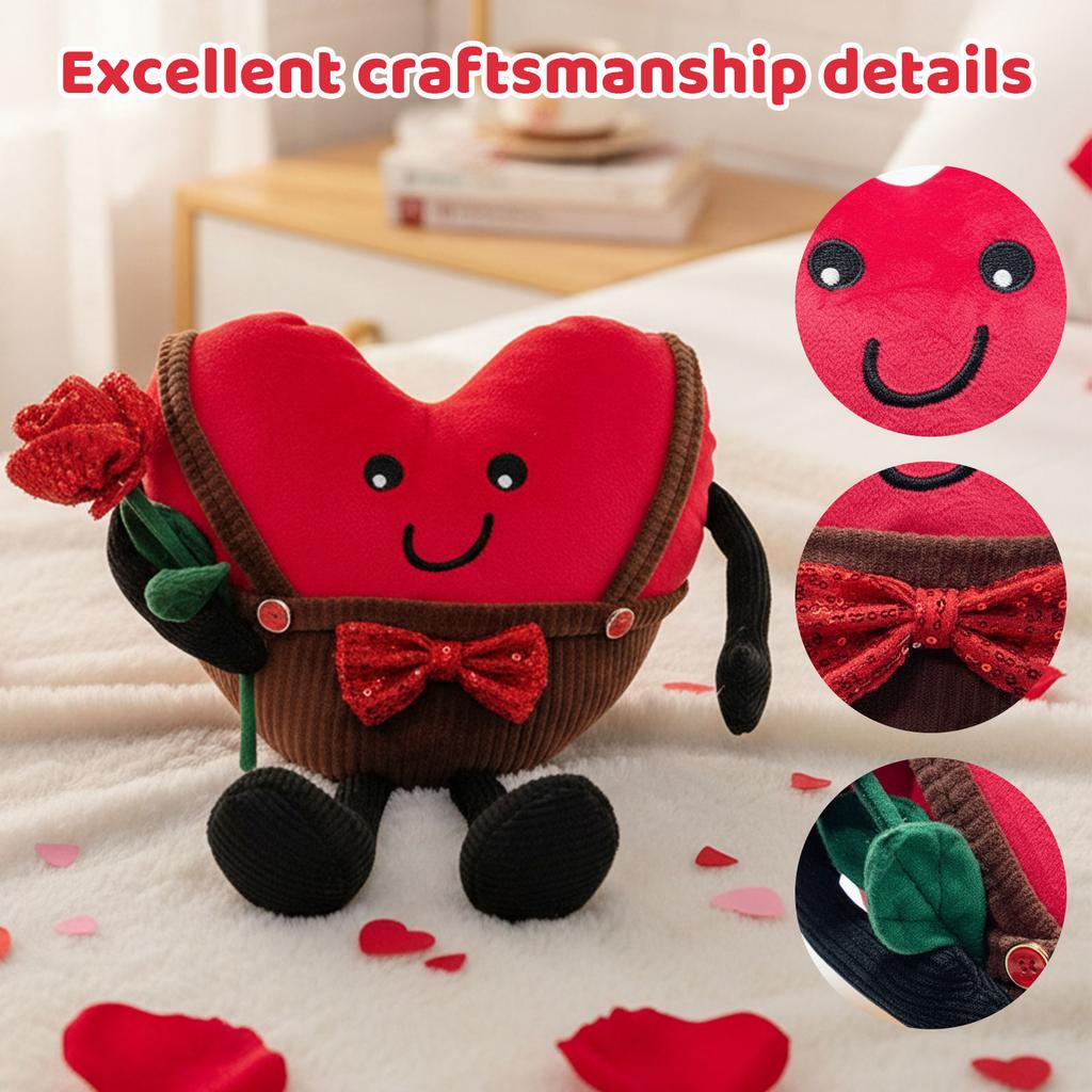 Valentine's Day Heart-shaped Decorative Items, Cute Plush Toys, Dolls, Heart-shaped Cushions, Festival Gifts
