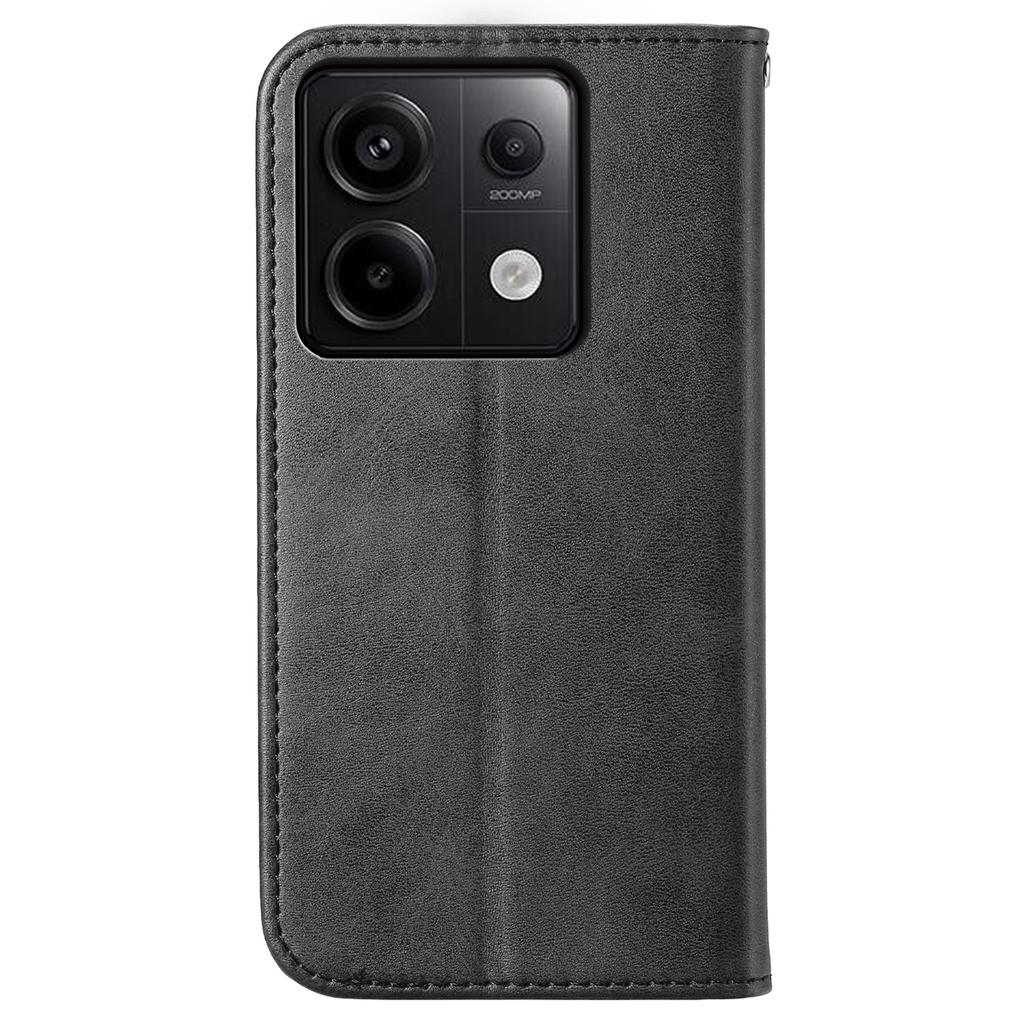 For Xiaomi Redmi Note 13 Pro 5G/Poco X6 5G Case Wallet Magnetic Leather Cover Rhombus Pattern