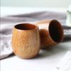 1PC Woodens  Belly Cup Creative Pattern Wooden Solid Wood Handcarved Anti Scald Tea Cups Simple Fragrant