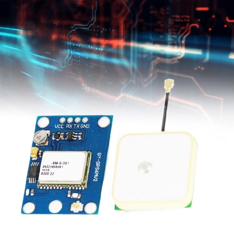 GY-GPS6MV2 Signal Module 25x25mm Lareg Antennae with EEPROM and Backup Battery for Drones Enthusiasts
