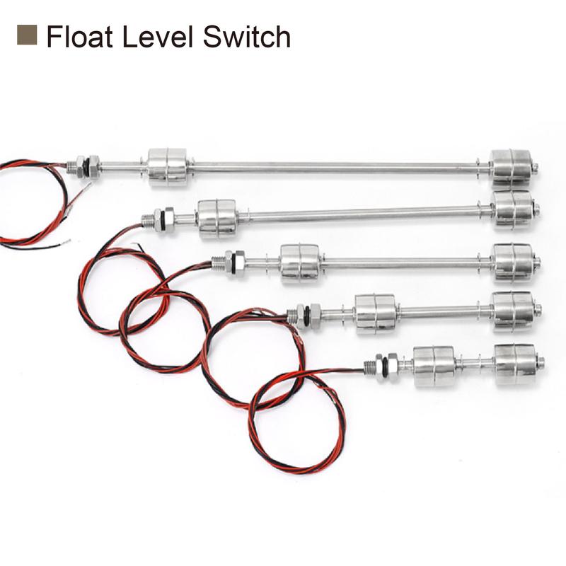 304 Stainless Steel Dual Float Switch Liquid Level Controller, Water Level Sensor for Tank, High Low Liquid Level Switch