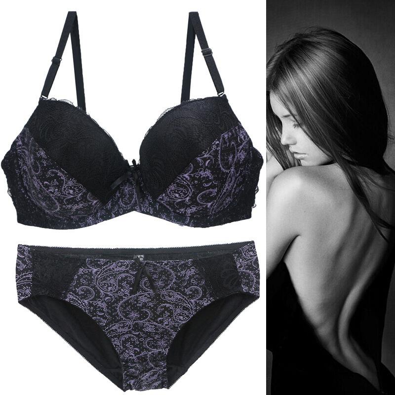 Sexy Underwear Large Size Large Chest Small Lace Bra Bra Underwear Popular