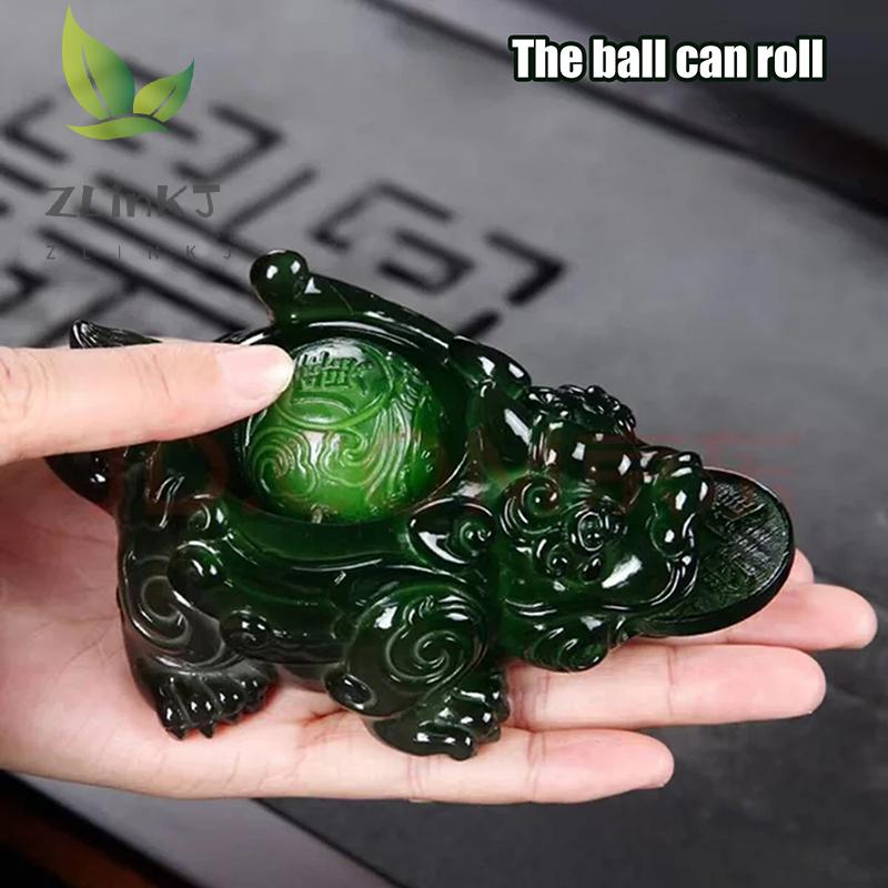 1PC Boutique Tea Pet Water-spraying Pixiu Tea Pet Ornament Handmade Tea Ceremony Tea Game Financial Tea Table Gift