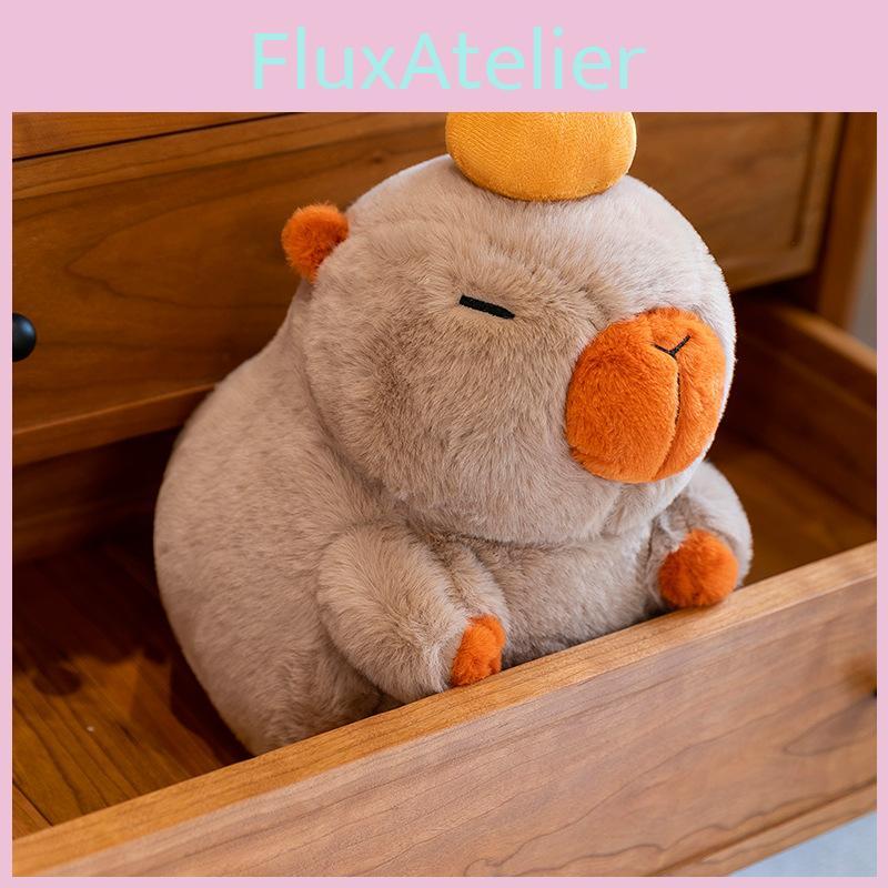 Capybara Persimmon Animal Plush Doll Childrens Birthday Gift Home Decoration