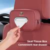 Car Accessories Quality Leather Auto Paper Towel Storage Bag For Alfa Romeo 156 159 147 4C 8C 166 Giulia Giulietta Mito Stelvio