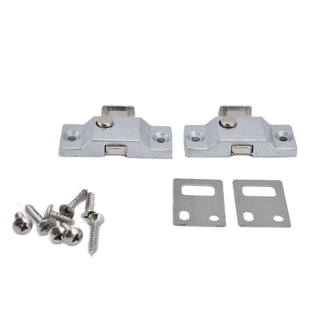 2Set Latch Lock Folding Window Door Bolt AntiTheft Security Stainless Steel Latch Lock
