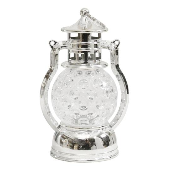 LED Christmas Night Lamp Flame-Free Warm Glow Creative Honeycomb Design Retro Night Light for Home Room Decor