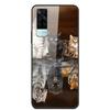 Tempered Glass Case For Vivo Y31 Y51 Case Soft Silicome Bumper For Vivo Y51 Y31 Phone Case Hard Glass Back Cover Y 31 Y 51 Funda