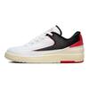 Air Jordan 2 Retro Low Chicago Twist Dames Sneakers Wit University-Rood Zwart FD4849-106