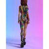 Women 3D Digital Printing Halloween Cosplay Tights Jumpsuit Adult One-piece Carnival Party Stage Show Dance Costume Outfit