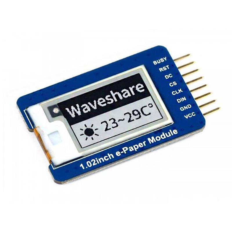 

Raspberry Pi 1.02 E-Ink Display Module, Arduino Zero W Compatible