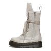 Rick Owens X Dr. Martens 1918 Kožené boty do půli lýtek Unisex boty Šedohnědé 27980049