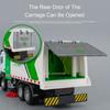 1:Maßstab 32 Stadtreiniger Schmutztransport LKW Modell Spielzeugauto Metall Diecast Fahrzeuge Rückzug Sound Licht Modelle Kindergeschenke