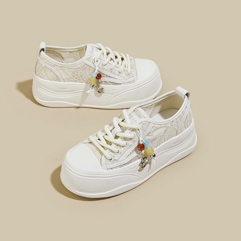Summer mesh new women's shoes thick-soled light white shoes women's casual breathable versatile board shoes tide