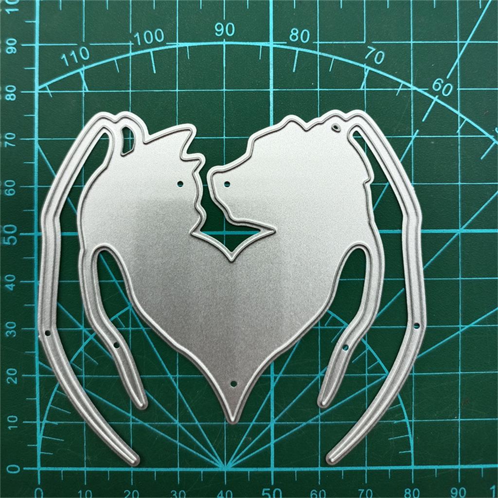 Carbon Steel Metal Cutting Dies Carbon Steel Stencil Mold Embossing Pattern for Children Adults DIY Crafts Projects