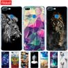 Hülle Handyhülle für Huawei Honor 9 Lite weiches TPU Silikon Rückseite 360 Vollschutz Druck transparent Coque Shell