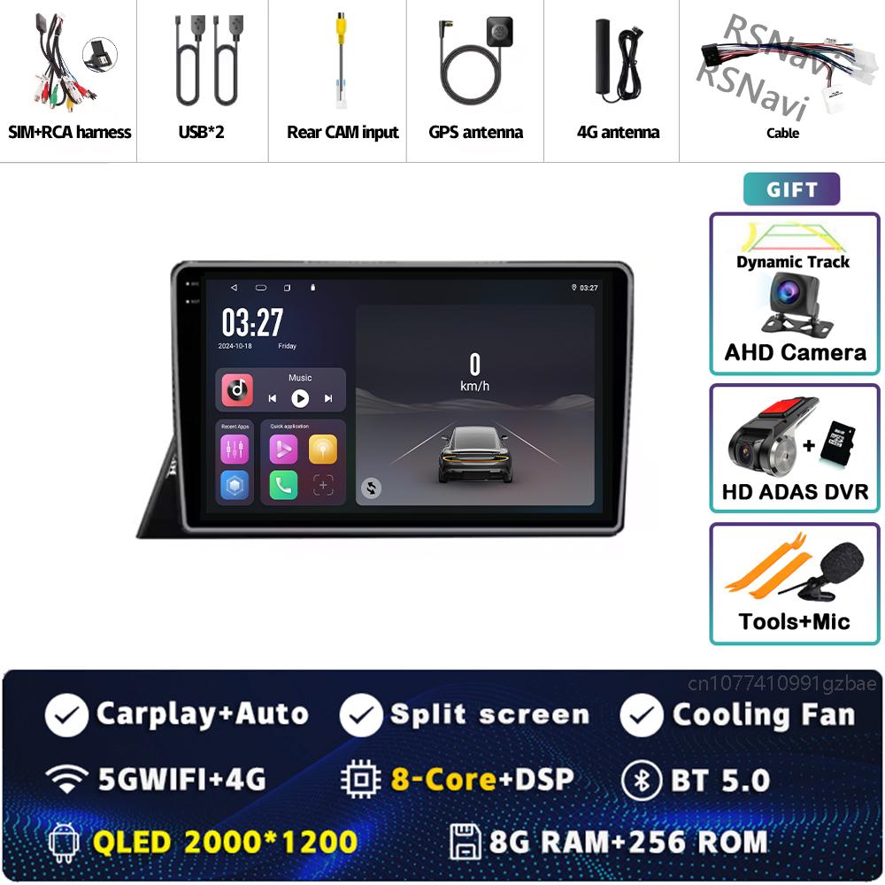 Android 14 Carplay Car Radio For TOYOTA SIENTA 2016 2017 2018 2019 - 2021 Multimedia Video Player Navigation GPS Stereo 2Din DVD