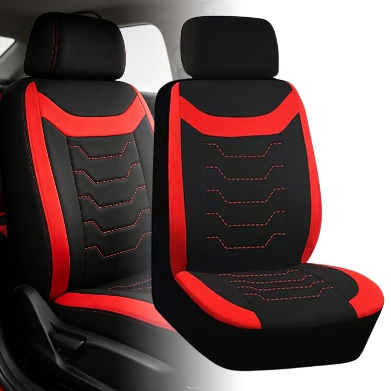 Universal Vehicle Textured Pattern Car Seat Covers For Stylish Appearance Comfort And Seat Protection