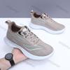 Fashion Men Shoes 2025 Spring Autumn New Breathable Non Slip Platform Sneakers Comfortable Sewing Lace-up Casual Shoes Men Loafer Shoes